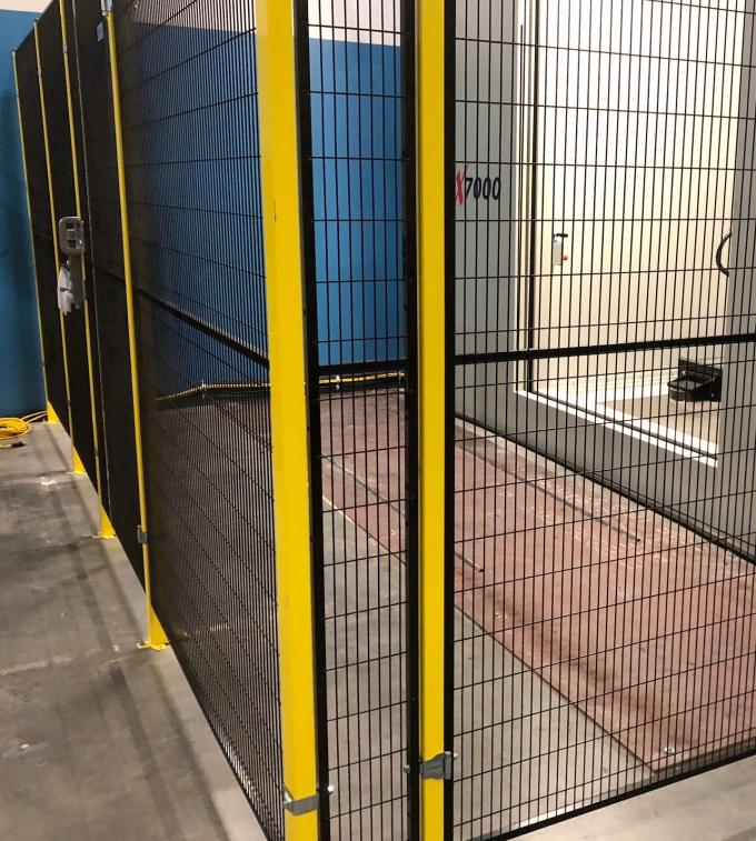 Mesh Machine Guarding Rope Industrial Automation Robot Safety Fence Machine Protactive Wire Mesh ...
