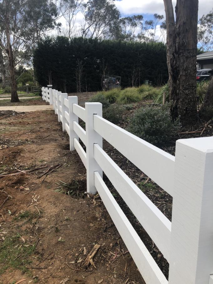Plastic Horse Farm Fence PVC Ranch Fence Commonly White Black Brown