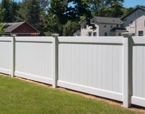 6 Feet * 8 Feet Width Pvc Privacy Fence Outdoor Security Fence