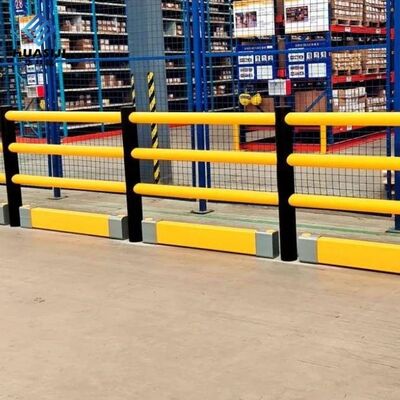 Airport Storehouse Flexible Anti-collision Guardrail Flexible Plastic Pedestrian Barrier