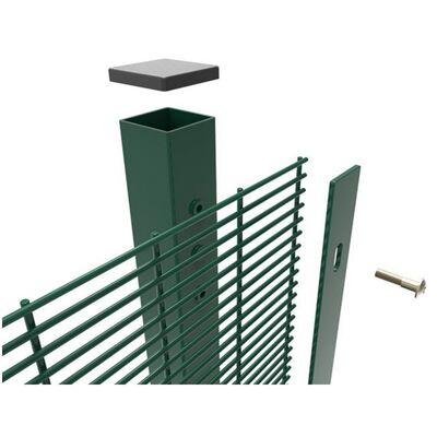 Hot Dip Galvanized Security Fencing Anti Climb 358 12.7*76.2mm