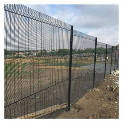 Steel Metal 358 Security Fence Galvanized Barbed Wire No Cut No Climb Fence