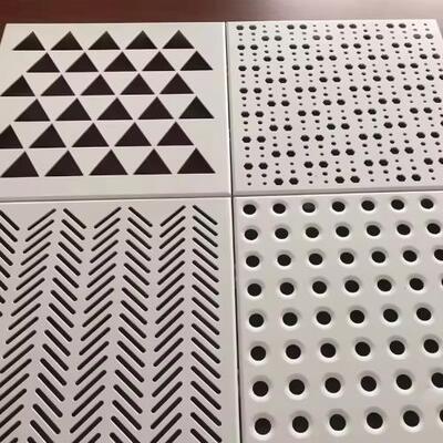 Round Diamond Hole Perforated Metal Punch Plate Stainless Steel Aluminum Punch Plate