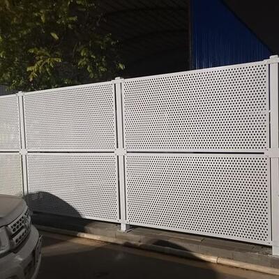 Workshop Isolation Sheet Warehouse Fence Punching Plate Perforated Metal Fence