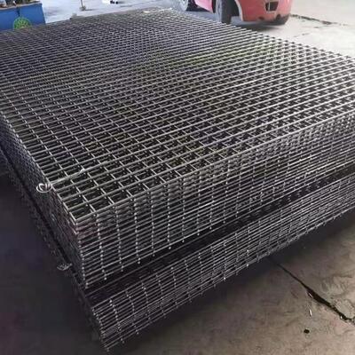 Hot Dipped Steel Square Hole Galvanised Weld Mesh Panels Iron For Construction