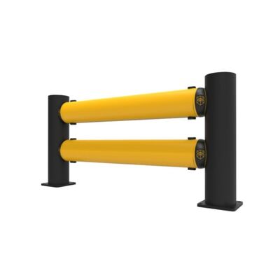 Flexible Safety Barrier Absorbs Over Ninety Percent Impact Energy Reducing Damage and Injury While Maintaining Structural Integrity