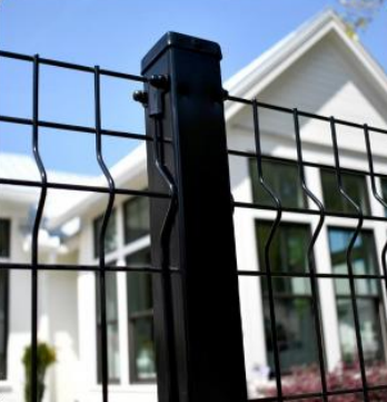 Hsj Anti Rust 3D Curved Welded Mesh Fence Powder Coated 3V Bend Security Fence For Farm Highway Boundary Protection