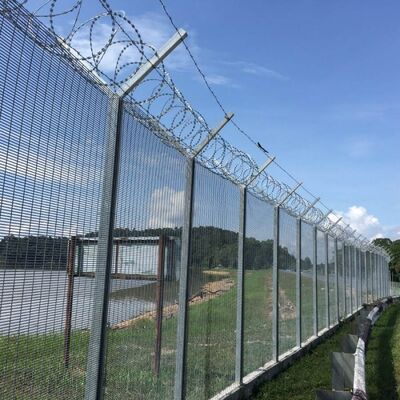 Heavy Duty Wire Mesh 358 Anti Climb Fence Designed To Prevent Climbing And Enhance Security Perimeter Protection