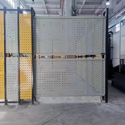 Steel Q235 Galvanized Warehouse Cage Fencing With Diamond Hole Shape