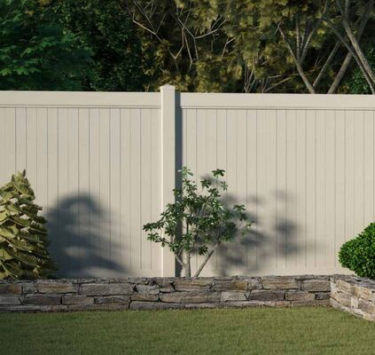 6 Feet * 8 Feet Width Pvc Privacy Fence Outdoor Security Fence