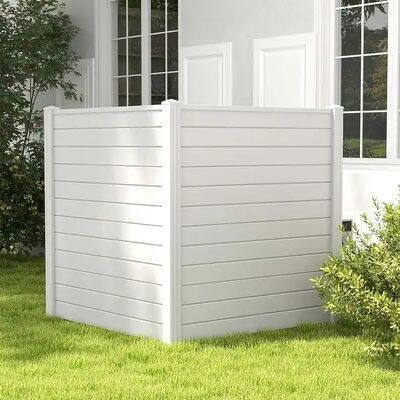 6 Feet * 8 Feet Width Pvc Privacy Fence Outdoor Security Fence