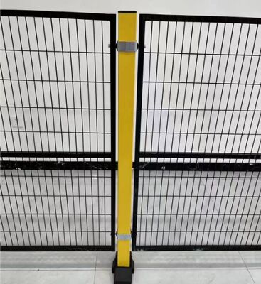 2/2.3/2.5m Height Robot Safety Fence Galvanized Steel Square Hole Shape