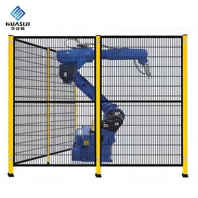 Workshop Protection Robot Safety Fence Metal Wire Mesh 2 Meters Height