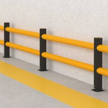 Anti Colliosion Flexible Safety Barrier Yellow And Black Easy installation