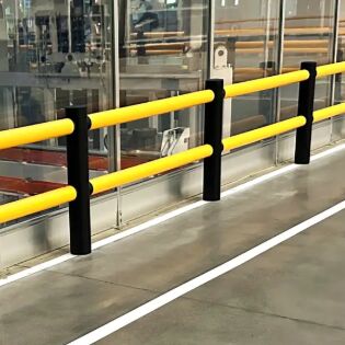 50-2000mm Length Flexible Road Barriers Imported Polymer Plastics