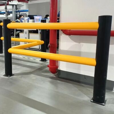 Shelf Protection Impact Flexible Barricades Made Plastic