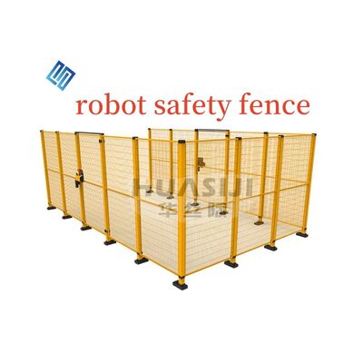 Easily Assembled Robot Safety Fence For Machinery Protection Factory Use