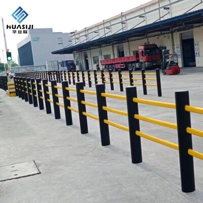 Airport Storehouse Flexible Anti-collision Guardrail Flexible Plastic Pedestrian Barrier