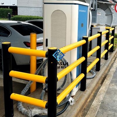 Polymer Material Impact Flexible Bollard Construction For Industrial Transportation And Public Safety