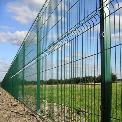 Galvanized Steel Wire 3D Fence Panels Bending 2m/2.5m/3m Height