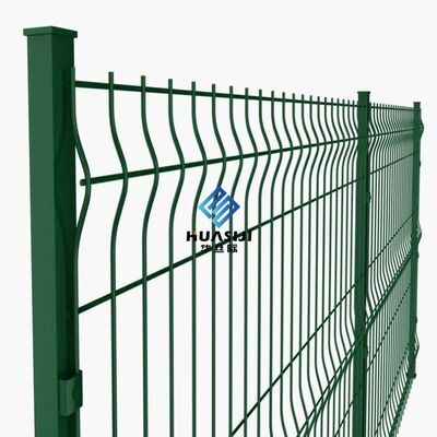 Powder Coated Bending Fence Panels 1.8m/2m/2.5m Height Curved Fence Panel