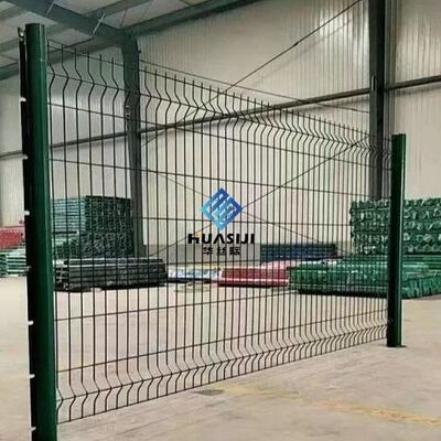 Powder Coated Bending Fence Panels 1.8m/2m/2.5m Height Curved Fence Panel