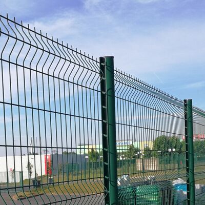Corrosion Resistance 3D Bending Fence Green / Black / White / Blue Color