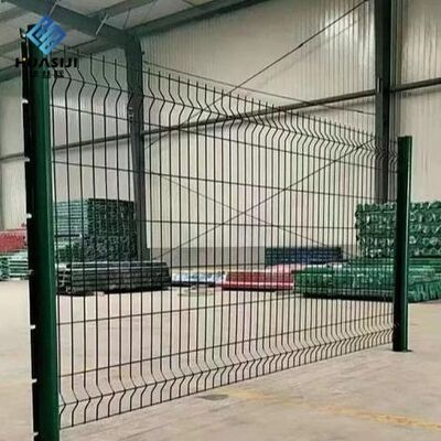 Galvanized Mesh 3d Curved Fence For Airport Railway Prison