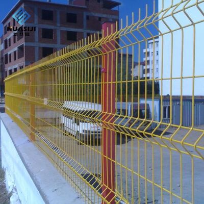 Galvanized Mesh 3d Curved Fence For Airport Railway Prison