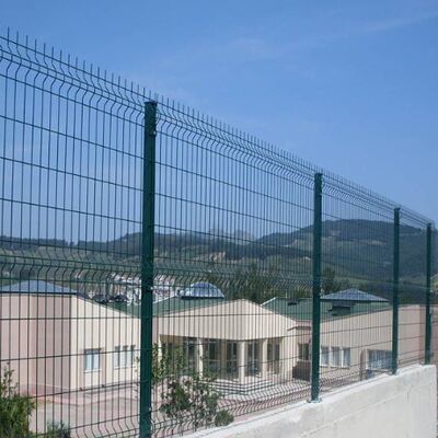 Anti Aging 3d Curved Wire Mesh Fence  2m/2.5m/2.9m Width Fence Panels Bending