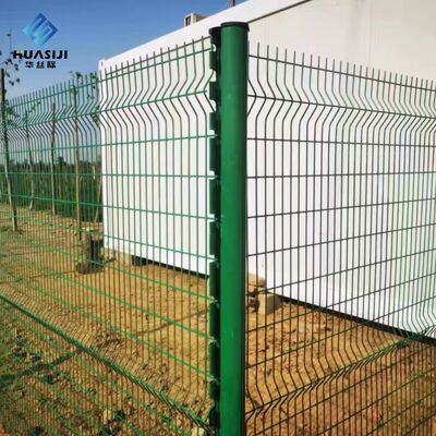 Robust 3D Curved Fence With Anti Theft Connectors Creating Non Removable Integrated Structures Between Posts And Panels