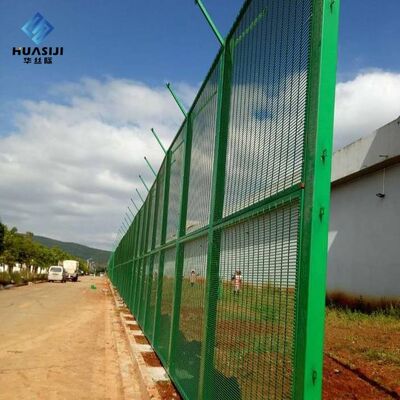 Mesh Size 76*13mm 358 Mesh Fence For In Prisons Airports Military Bases