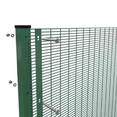 Galvanized Steel 358 High Security Fence Anti Climb For Places Customized