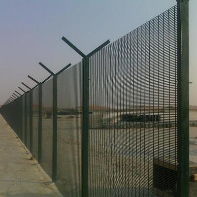 Powder Coated 358 Anti Climb Fence 4mm/5mm Prison Airport