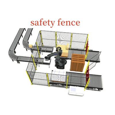 Machine Safety Fencing Warehouse Robot Safety Fence 2500mm High
