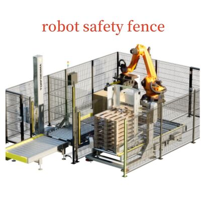 Perimeter Protective Fence Robot Safety Fence Powered Coated