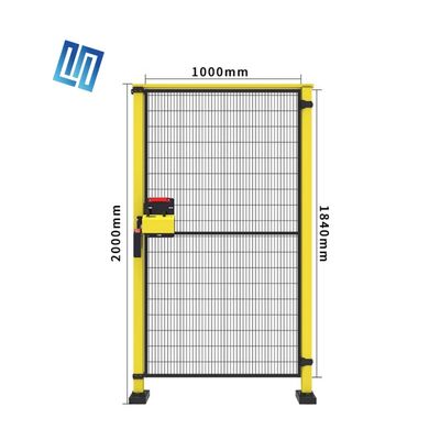 Perimeter Protective Fence Robot Safety Fence Powered Coated