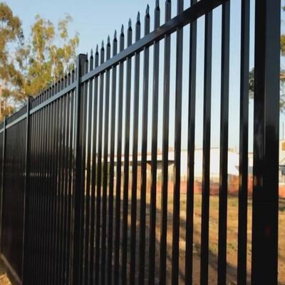 Safe And Stable Wrought Iron Fence Residence Decorative