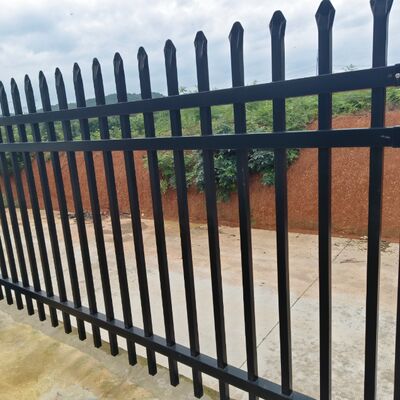 Safe And Stable Wrought Iron Fence Residence Decorative