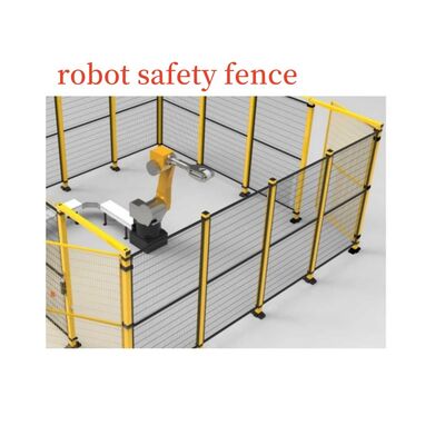 Industrial Robot Safety Fence Standards Robotics Sliding Open Machine Guarding Fence Panels
