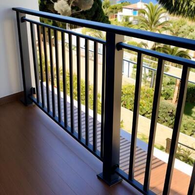 Galvanized Steel Wrought Iron Fence Panels Swimming Pool Garden Protection