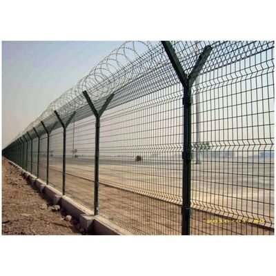Garden Metal 3D Bending Fence Panels Welded Wire Mesh Square Hole