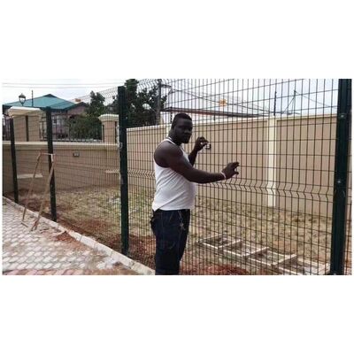 Outdoor Decorative Pvc Coated 3D Bending Fence Welded Iron Wire