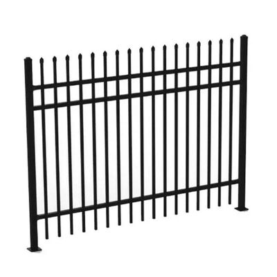 Garden Security Steel Picket Fence 8 Feet Wide 6 Feet High