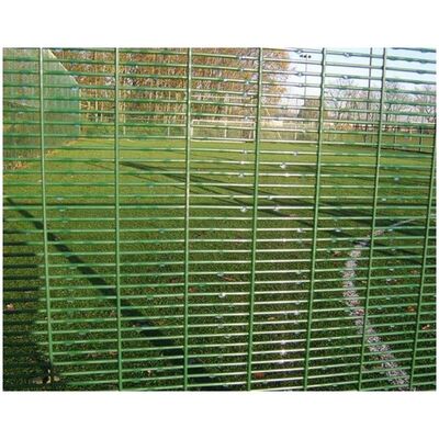 High Security 358 Anticlimb Fencing Green Powder Coated Hot Dip Galvanized