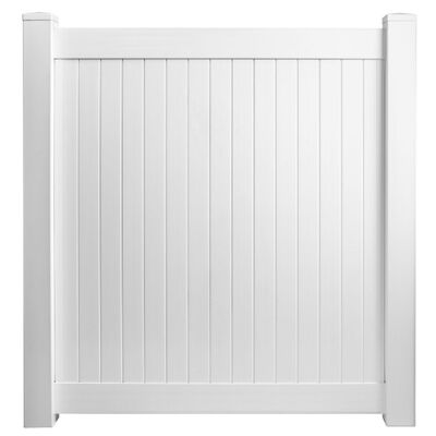 Security Protection PVC Privacy Fence 6ft × 8ft Corrosion Resistance