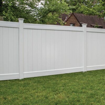 Security Protection PVC Privacy Fence 6ft × 8ft Corrosion Resistance