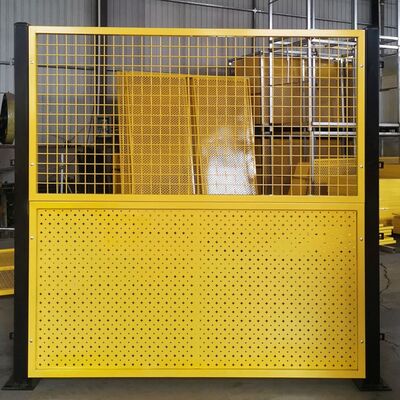Perforated Metal Punched Plate Warehouse Fence For Separation