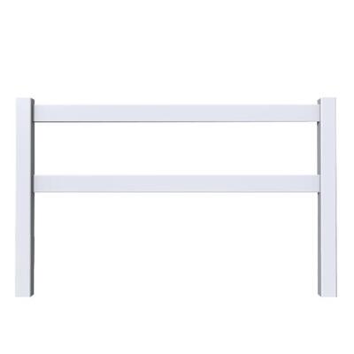 Horse Farm Garden PVC Ranch Fence White Black UV Resistance