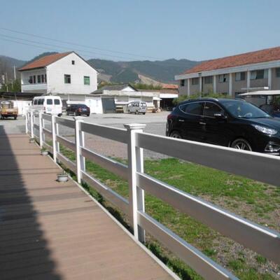 Horse Farm Garden PVC Ranch Fence White Black UV Resistance